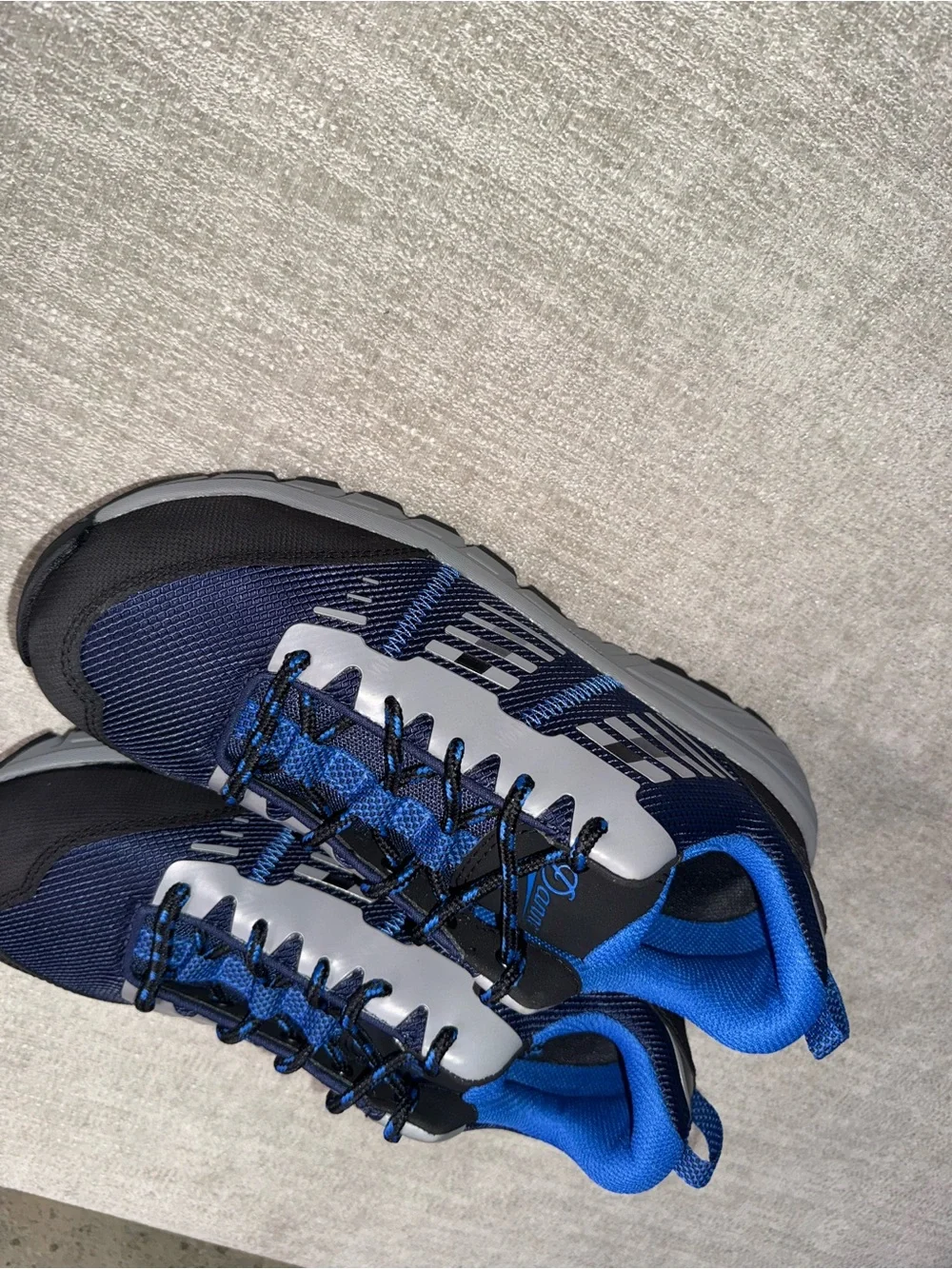 NWT Danner Women’s Run Time 3” Safety Work Shoes Non-Metallic Toe Blue Gray Sz 8